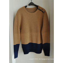 Whosale Langarm Männer Strickpullover